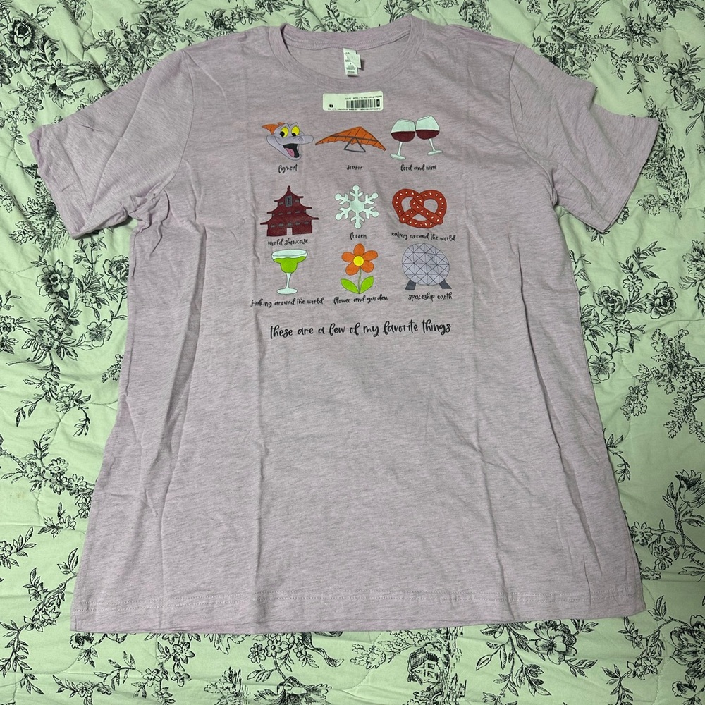 Epcot Festival Favorites Small-Shop L T-Shirt NWT